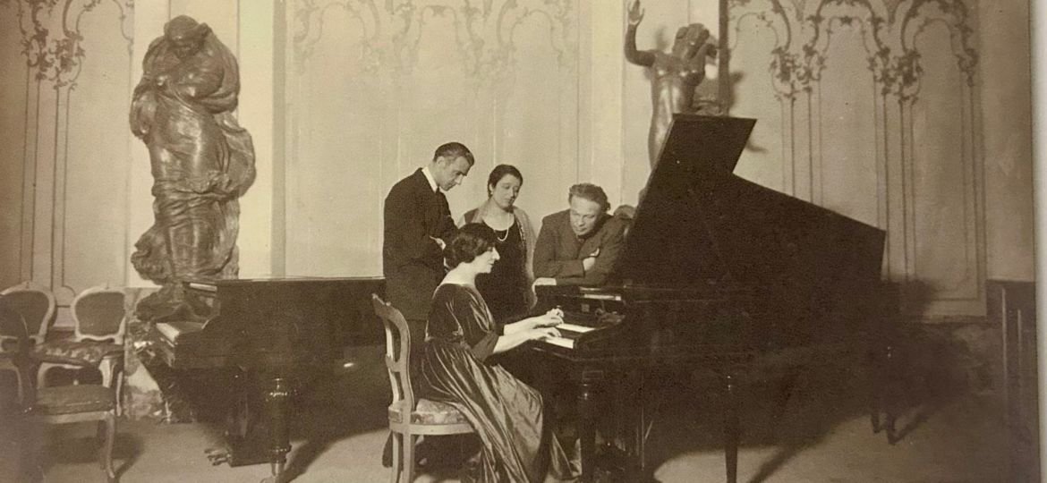 I Respighi con il conte